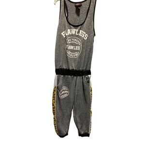 Thrill 94 Women's‎ Medium Romper Sweatshirt Material, Joggers Style, Graphic
